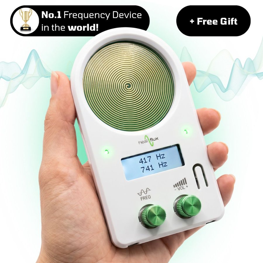 Healflux Frequency Device v4 主机与收纳硬盒